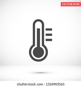 thermometer vector icon 10 eps