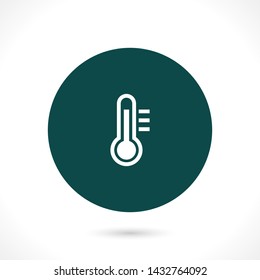 thermometer vector icon 10 eps , Lorem ipsum Flat design