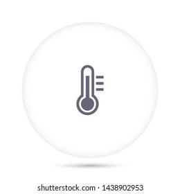 thermometer vector icon 10 eps , Lorem ipsum Flat design