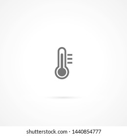 thermometer vector icon 10 eps , Lorem ipsum Flat design