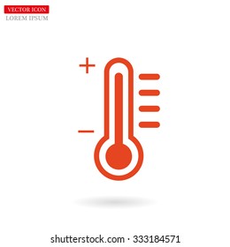 thermometer. Vector icon 10 EPS