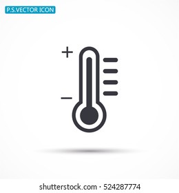 thermometer. Vector icon 10 EPS