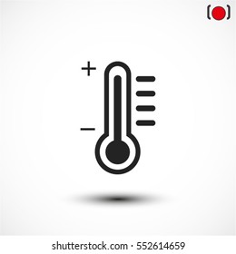 thermometer. Vector icon 10 EPS