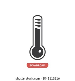 Thermometer vector icon