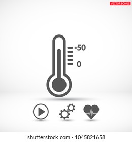 Thermometer  vector icon