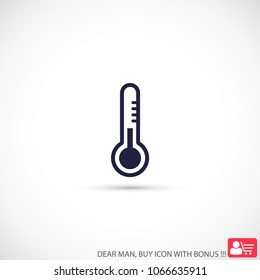 Thermometer  vector icon