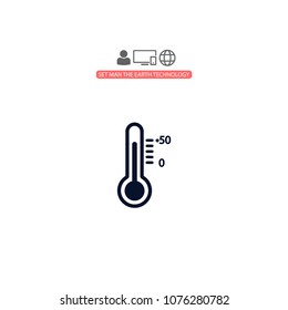 Thermometer  vector icon