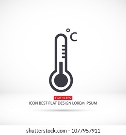 Thermometer  vector icon