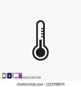 Thermometer  vector icon