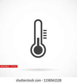 Thermometer  vector icon
