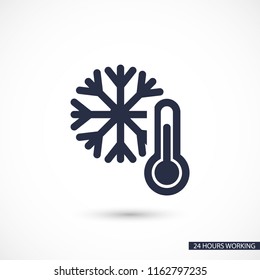 Thermometer  vector icon 