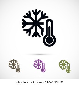 Thermometer  vector icon 