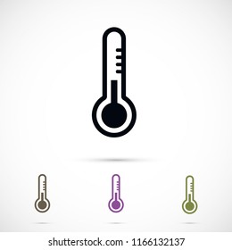 Thermometer  vector icon
