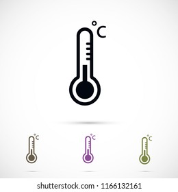 Thermometer  vector icon