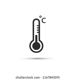 Thermometer  vector icon