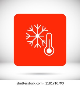 Thermometer  vector icon 