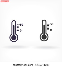 Thermometer  vector icon