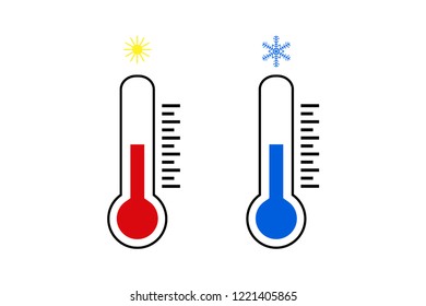 Thermometer vector icon