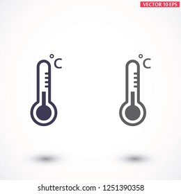 Thermometer  vector icon