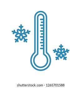 Thermometer vector icon
