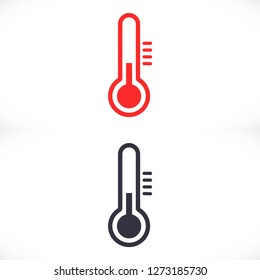 Thermometer  vector icon