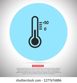 Thermometer  vector icon