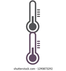 Thermometer  vector icon