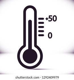 Thermometer  vector icon