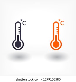 Thermometer  vector icon