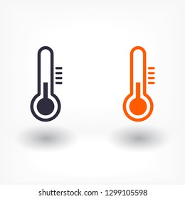 Thermometer  vector icon