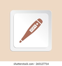 Thermometer vector icon