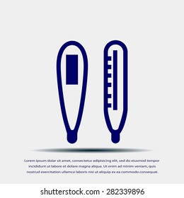 thermometer vector icon