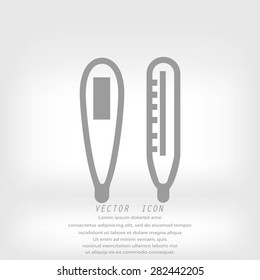 thermometer vector icon