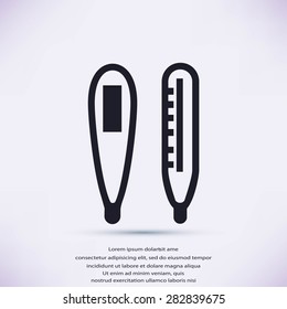 thermometer vector icon