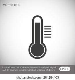 Thermometer vector icon