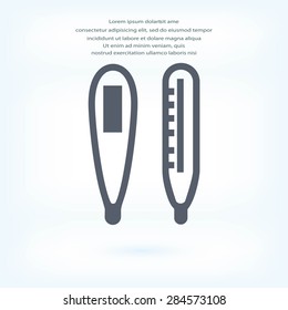 thermometer vector icon