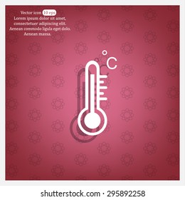 thermometer vector icon