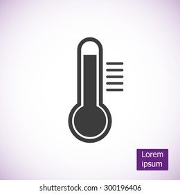 Thermometer vector icon