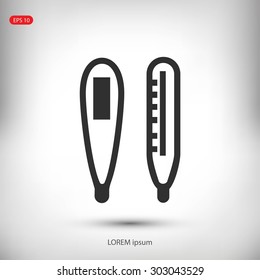thermometer vector icon