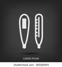 thermometer vector icon