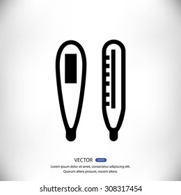 thermometer vector icon
