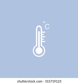 thermometer vector icon