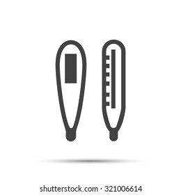 thermometer vector icon