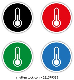 Thermometer  - vector icon