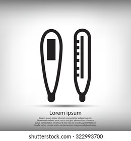 thermometer vector icon