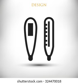 thermometer vector icon