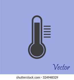 Thermometer vector icon