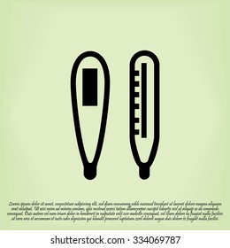 thermometer vector icon