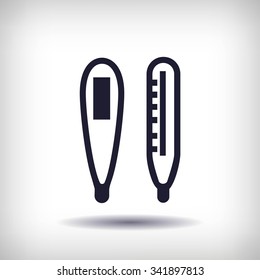 thermometer vector icon