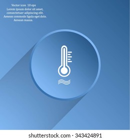 thermometer vector icon